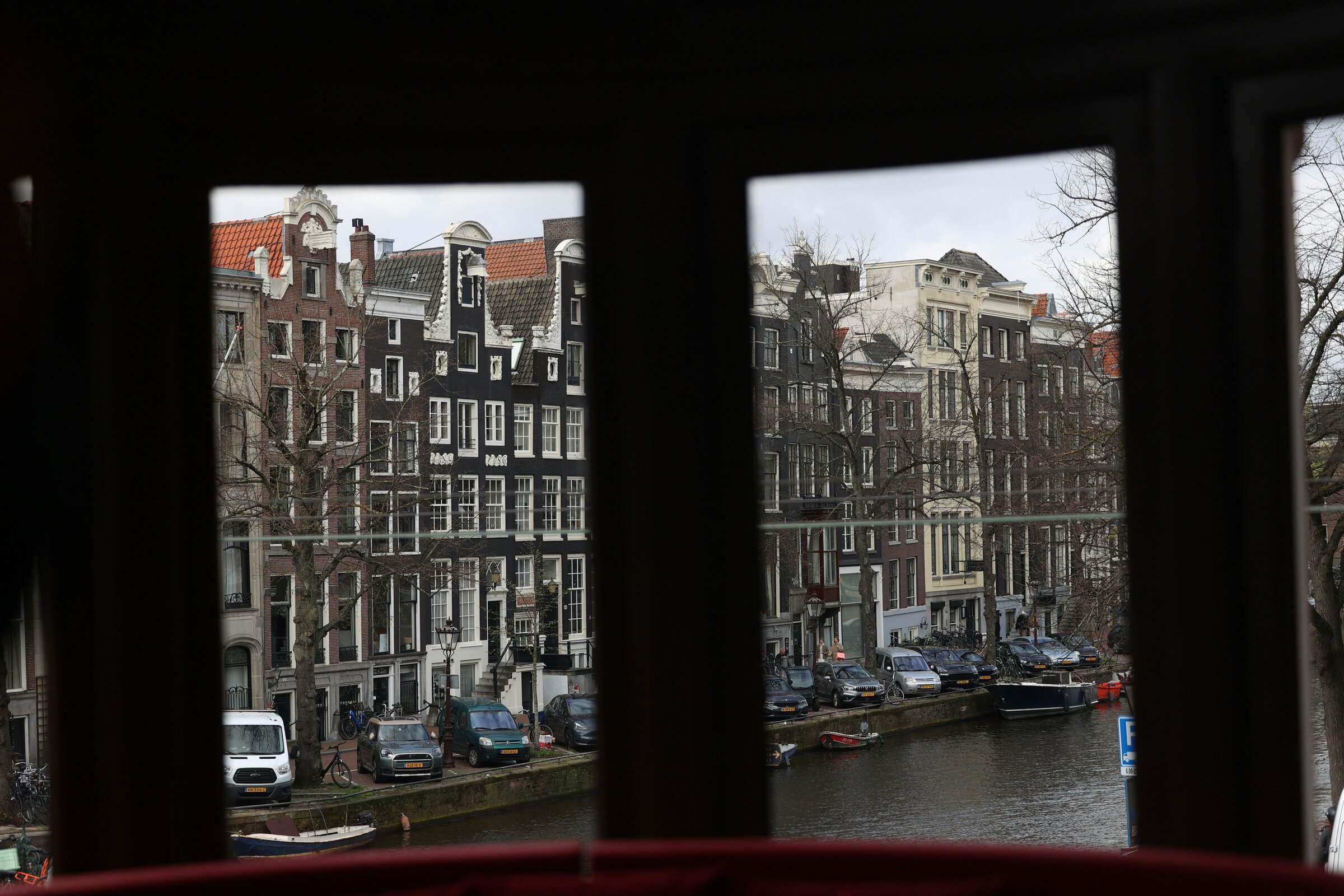 Uitzicht op de gracht